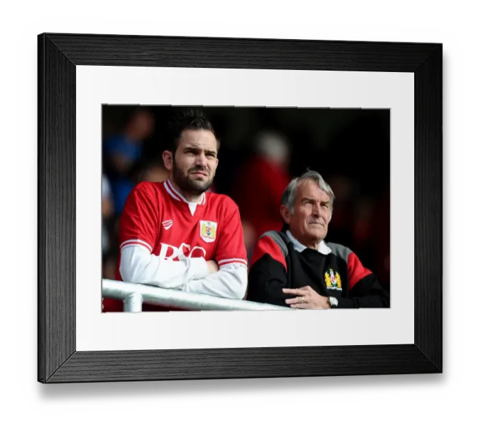 Framed Print : Passionate Bristol City Fans at Ashton Gate Stadium Framed Print : Passionate Bristol City Fans at Ashton Gate Stadium