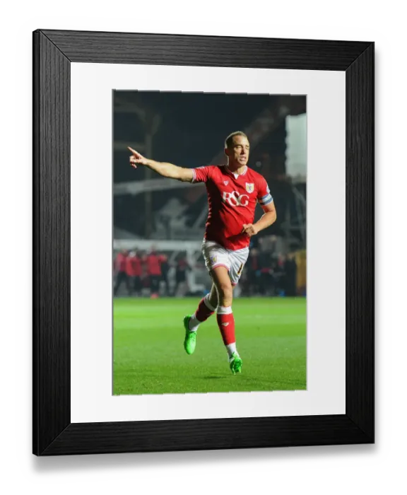 Framed Print : Aaron Wilbraham's Epic Goal Celebration: Bristol City vs. Nottingham Forest, Sky Bet Championship 2015 Framed Print : Aaron Wilbraham's Epic Goal Celebration: Bristol City vs. Nottingham Forest, Sky Bet Championship 2015