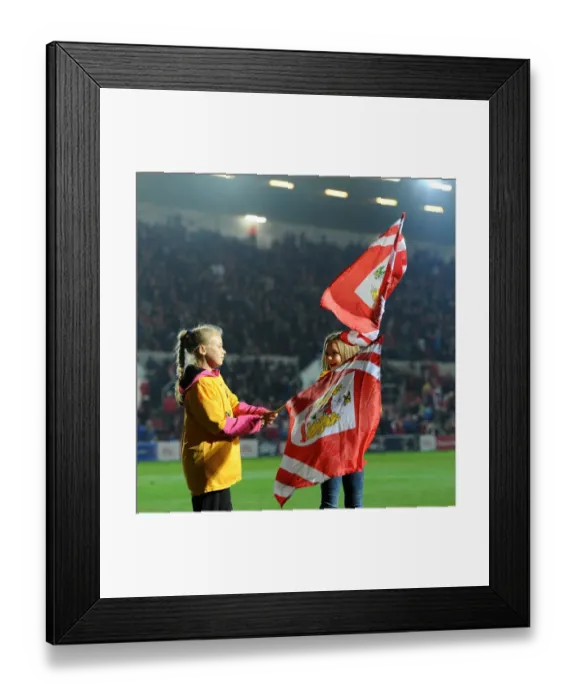 Framed Print : Flag-Bearing Supporters at Ashton Gate: Bristol City vs Nottingham Forest, October 2015 Framed Print : Flag-Bearing Supporters at Ashton Gate: Bristol City vs Nottingham Forest, October 2015