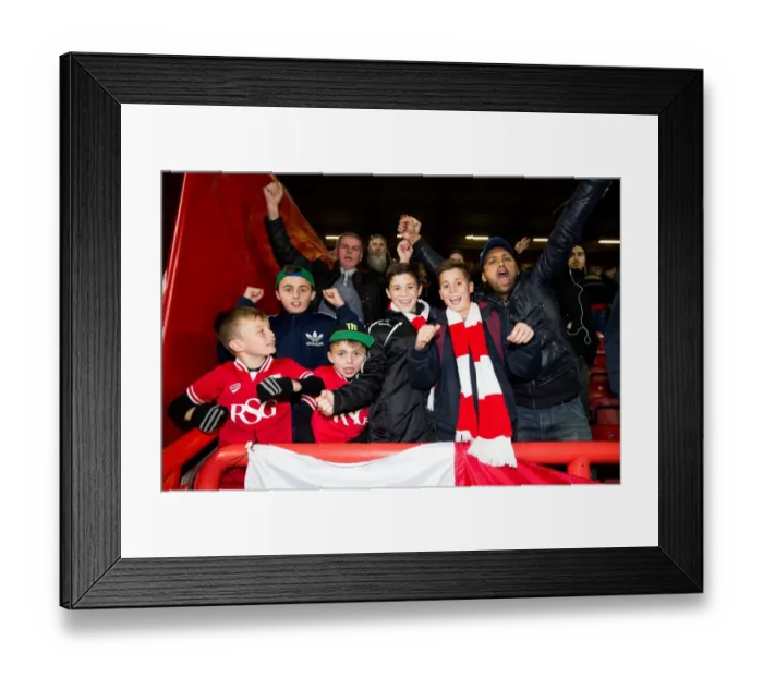 Framed Print : Sky Bet Championship Showdown: Bristol City vs. Nottingham Forest at Ashton Gate Stadium