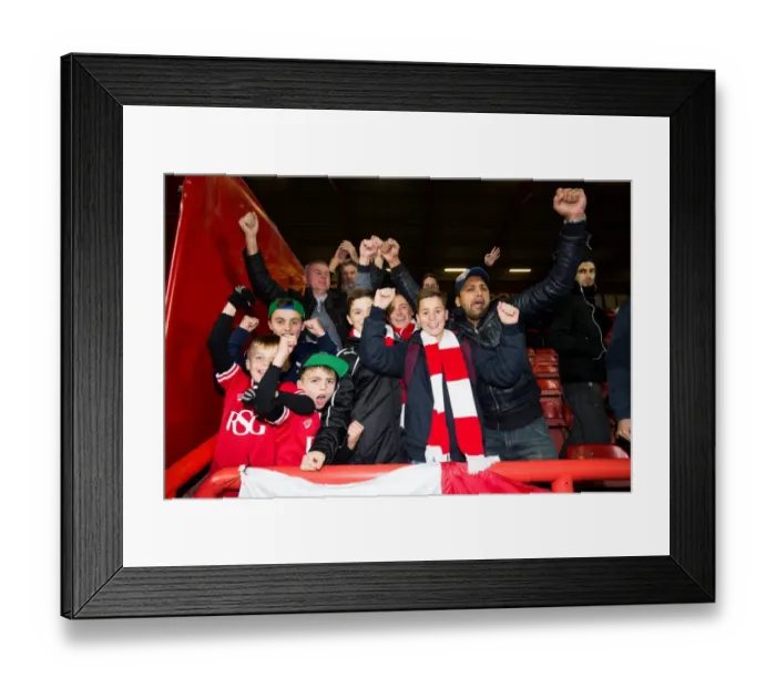 Framed Print : Bristol City Celebrate 2-0 Win Over Nottingham Forest at Ashton Gate Stadium Framed Print : Bristol City Celebrate 2-0 Win Over Nottingham Forest at Ashton Gate Stadium