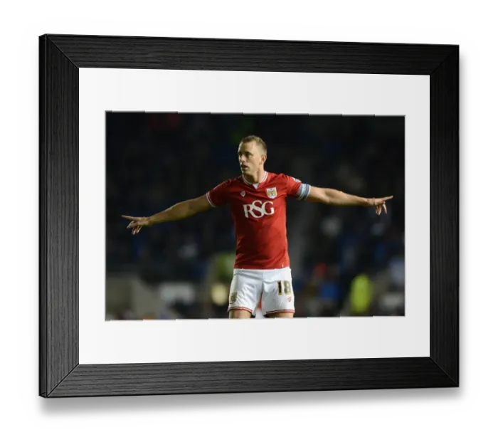 Framed Print : Aaron Wilbraham in Action: Bristol City vs. Brighton, Sky Bet Championship 2015 Framed Print : Aaron Wilbraham in Action: Bristol City vs. Brighton, Sky Bet Championship 2015