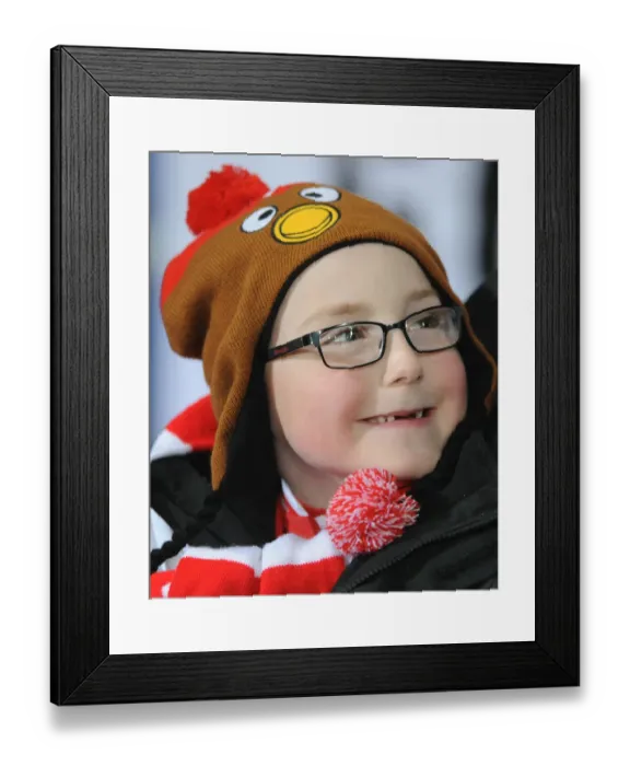 Framed Print : Bristol City Fans Rally at Cardiff City Stadium during Sky Bet Championship Match Framed Print : Bristol City Fans Rally at Cardiff City Stadium during Sky Bet Championship Match