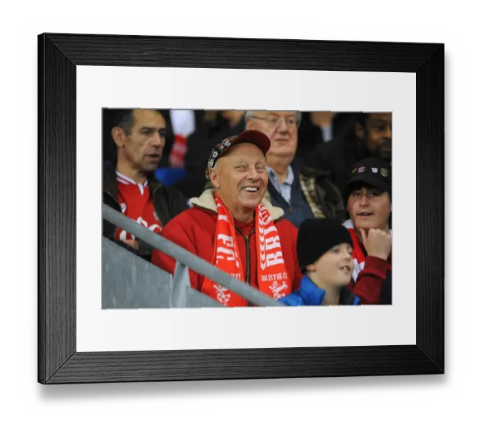 Framed Print : Bristol City Fans at Cardiff City Stadium, 2015 Framed Print : Bristol City Fans at Cardiff City Stadium, 2015