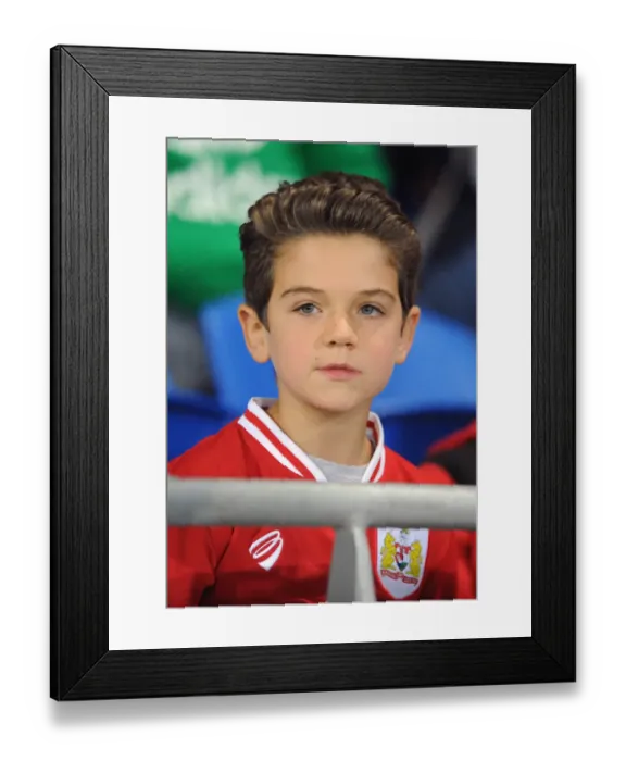 Framed Print : Bristol City Fans at Cardiff City Stadium, 26th October 2015 - Sky Bet Championship Match