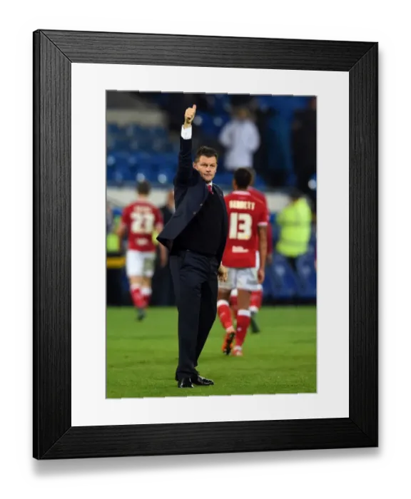 Framed Print : Steve Cotterill Leads Bristol City at Cardiff City Stadium (October 2015) Framed Print : Steve Cotterill Leads Bristol City at Cardiff City Stadium (October 2015)