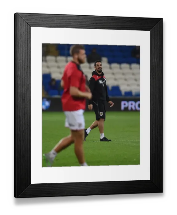 Framed Print : Bristol City Kit Man Scott Murray at Cardiff City Stadium, 2015 Framed Print : Bristol City Kit Man Scott Murray at Cardiff City Stadium, 2015