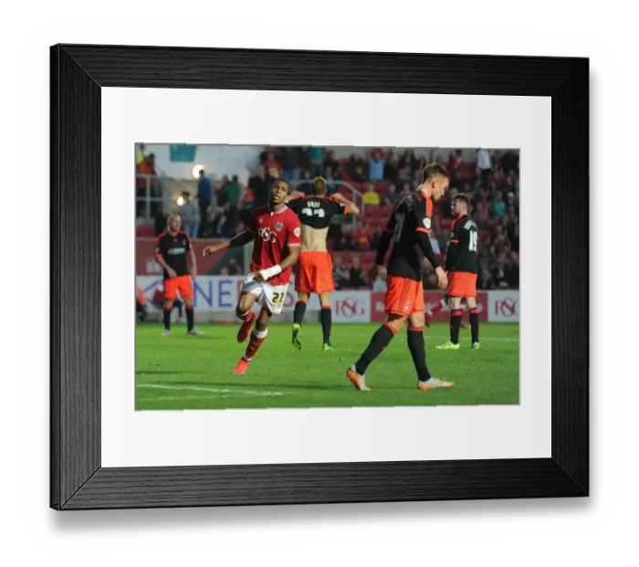 Framed Print : Jonathan Kodjia Scores the Game-Winning Goal: Bristol City vs. Fulham, 31st October 2015 Framed Print : Jonathan Kodjia Scores the Game-Winning Goal: Bristol City vs. Fulham, 31st October 2015