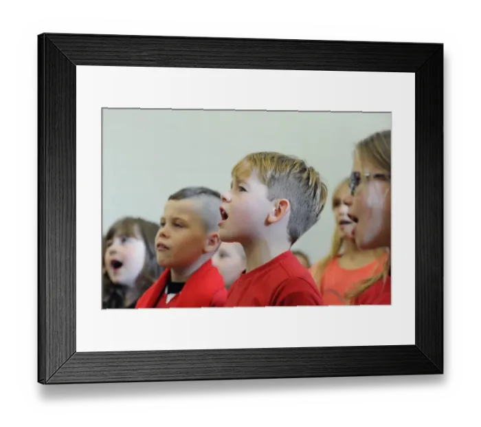 Framed Print : Handfuls of Harmony Choir Performs at Bristol City's Ashton Gate: Sky Bet Championship Match Framed Print : Handfuls of Harmony Choir Performs at Bristol City's Ashton Gate: Sky Bet Championship Match