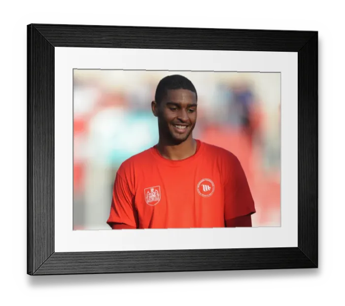 Framed Print : Bristol City's Mark Little in Movember T-Shirt during Bristol City vs Fulham Match, Sky Bet Championship, 2015 Framed Print : Bristol City's Mark Little in Movember T-Shirt during Bristol City vs Fulham Match, Sky Bet Championship, 2015