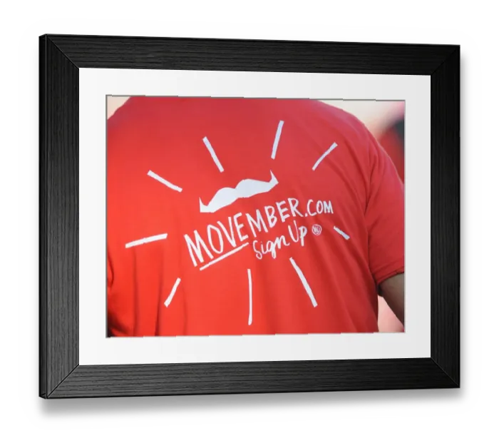 Framed Print : Sky Bet Championship Showdown: Movember T-Shirts Clash - Bristol City vs Fulham at Ashton Gate (November 2015)