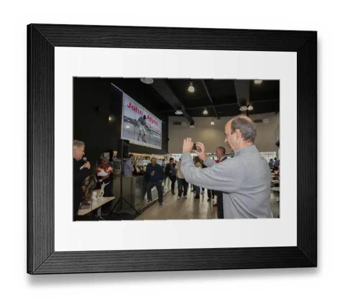 Framed Print : Unveiling of the John Atyeo Statue: A Memorable Moment for Bristol City Football Club Fans Framed Print : Unveiling of the John Atyeo Statue: A Memorable Moment for Bristol City Football Club Fans