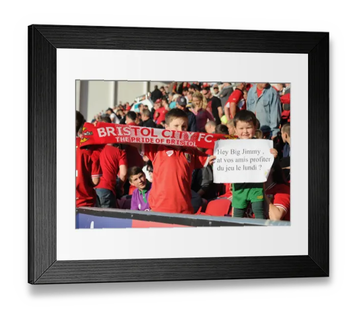 Framed Print : Intense Showdown: Bristol City vs. Fulham, Sky Bet Championship - Ashton Gate Framed Print : Intense Showdown: Bristol City vs. Fulham, Sky Bet Championship - Ashton Gate
