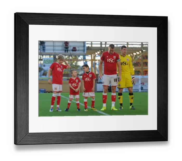 Framed Print : Bristol City vs Fulham: Clash at Ashton Gate, October 2015