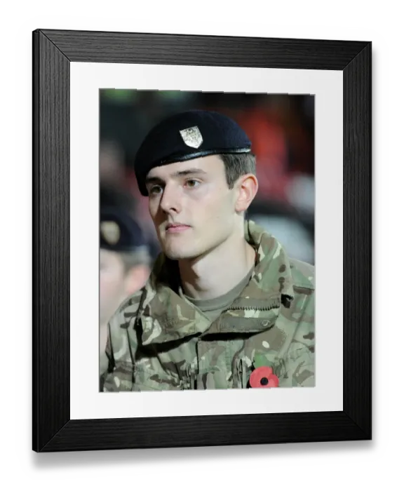 Framed Print : Military Personnel Watching Bristol City vs. Wolves at Ashton Gate, 2015 Framed Print : Military Personnel Watching Bristol City vs. Wolves at Ashton Gate, 2015