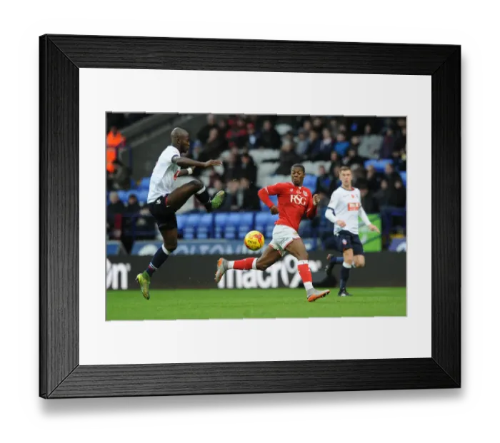 Framed Print : Kieran Agard in Action: Bristol City vs. Bolton Wanderers, Sky Bet Championship (07.11.2015) Framed Print : Kieran Agard in Action: Bristol City vs. Bolton Wanderers, Sky Bet Championship (07.11.2015)