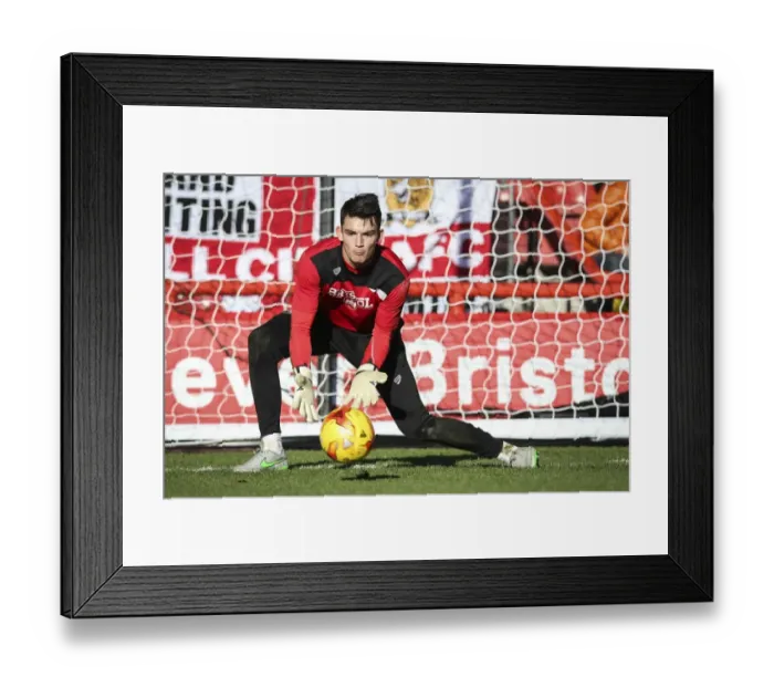 Framed Print : Bristol City FC: Max O'Leary Warming Up Ahead of Bristol City v Hull City (November 2015) Framed Print : Bristol City FC: Max O'Leary Warming Up Ahead of Bristol City v Hull City (November 2015)