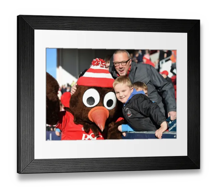 Framed Print : Fans Celebrate with Scrumpy at Ashton Gate: Bristol City vs Hull City, 2015 Framed Print : Fans Celebrate with Scrumpy at Ashton Gate: Bristol City vs Hull City, 2015