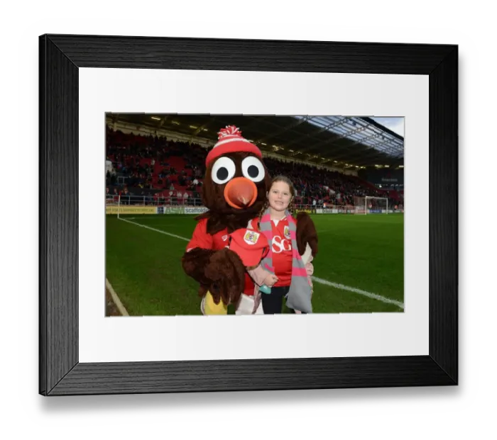 Framed Print : Clash in Sky Bet Championship: Bristol City vs Blackburn Rovers at Ashton Gate (December 2015)