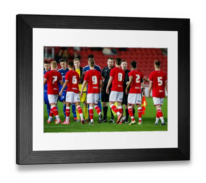 Framed Print : FA Youth Cup Third Round: Battle at Ashton Gate - Bristol City U18s vs. Cardiff City U18s