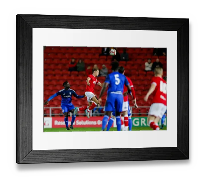 Framed Print : Bristol City U18s vs Cardiff City U18s: FA Youth Cup Third Round - Aaron Parsons Standout Performance