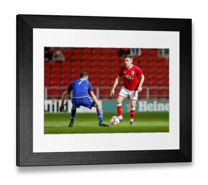 Framed Print : Clash of the Harris Brothers: A Family Affair in FA Youth Cup at Ashton Gate