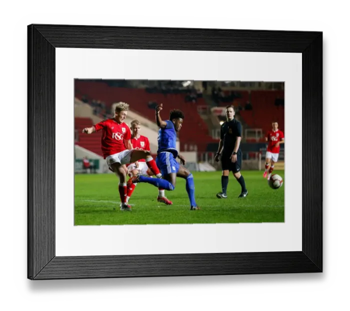 Framed Print : Menayese vs Andrews: Intense Clash between Young Stars in FA Youth Cup Match at Ashton Gate