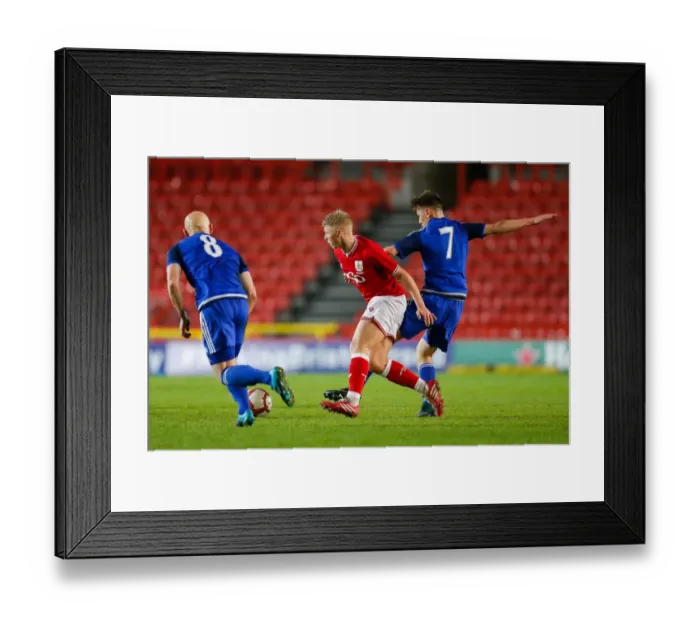 Framed Print : Intense Rivalry: U18 Clash at Ashton Gate - Bristol City vs Cardiff City Framed Print : Intense Rivalry: U18 Clash at Ashton Gate - Bristol City vs Cardiff City