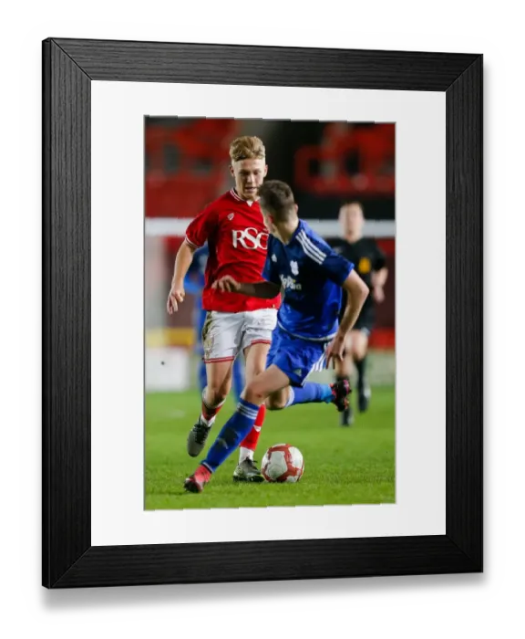 Framed Print : Jake Andrews Stars in FA Youth Cup: Bristol City U18s vs Cardiff City U18s at Ashton Gate Stadium Framed Print : Jake Andrews Stars in FA Youth Cup: Bristol City U18s vs Cardiff City U18s at Ashton Gate Stadium