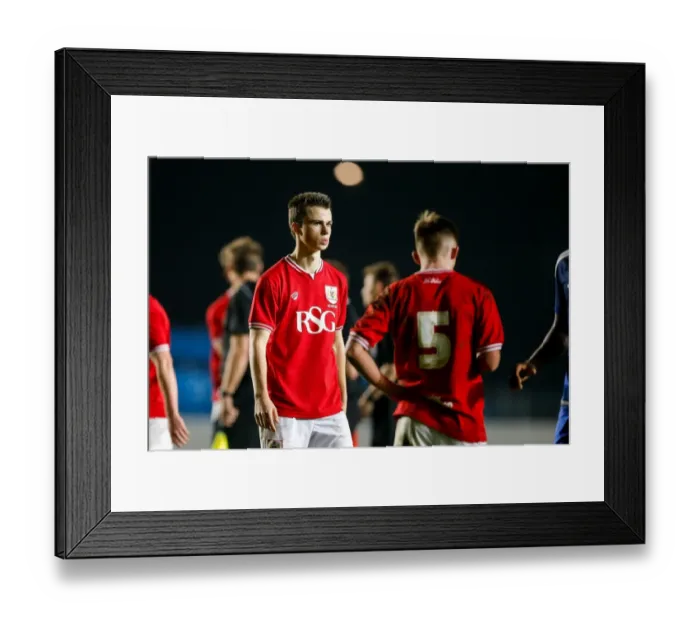 Framed Print : Bristol City U18's Disappointment: 0-4 Defeat by Cardiff City U18s in FA Youth Cup Framed Print : Bristol City U18's Disappointment: 0-4 Defeat by Cardiff City U18s in FA Youth Cup