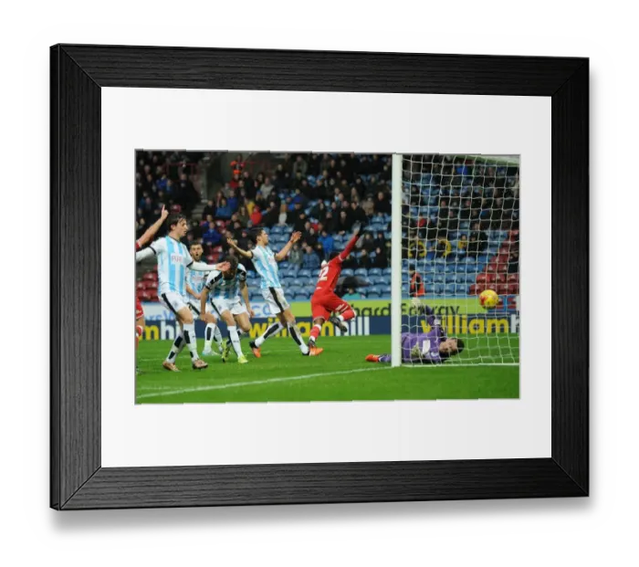 Framed Print : Jonathan Kodjia Scores First Goal: Huddersfield Town vs. Bristol City, Sky Bet Championship (December 12, 2015) Framed Print : Jonathan Kodjia Scores First Goal: Huddersfield Town vs. Bristol City, Sky Bet Championship (December 12, 2015)