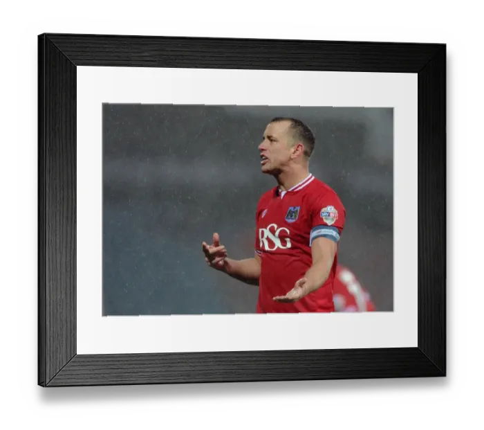 Framed Print : Aaron Wilbraham in Action: Huddersfield Town vs. Bristol City, Sky Bet Championship (December 12, 2015) Framed Print : Aaron Wilbraham in Action: Huddersfield Town vs. Bristol City, Sky Bet Championship (December 12, 2015)