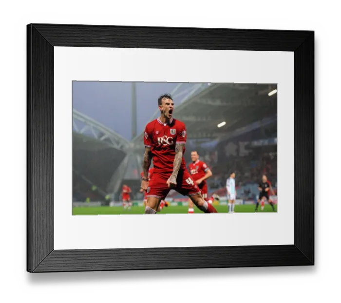 Framed Print : Aden Flint's Euphoric Goal Celebration: Huddersfield vs. Bristol City, Sky Bet Championship (December 12, 2015) Framed Print : Aden Flint's Euphoric Goal Celebration: Huddersfield vs. Bristol City, Sky Bet Championship (December 12, 2015)
