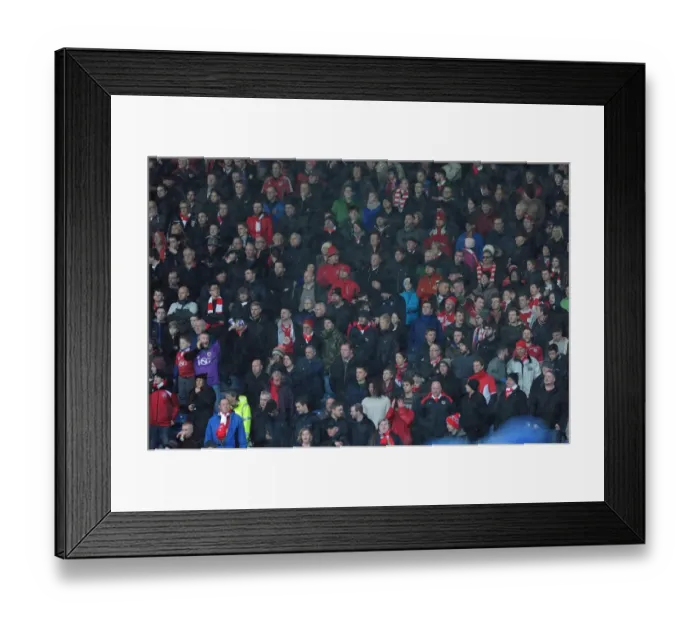 Framed Print : Bristol City Fans Cheering at Huddersfield Town Match, Sky Bet Championship (12 / 12 / 2015) Framed Print : Bristol City Fans Cheering at Huddersfield Town Match, Sky Bet Championship (12 / 12 / 2015)