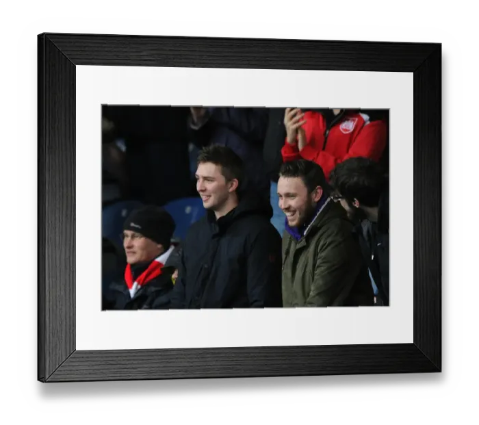 Framed Print : Bristol City Fans at Huddersfield's St. John Smith Stadium during Sky Bet Championship Match Framed Print : Bristol City Fans at Huddersfield's St. John Smith Stadium during Sky Bet Championship Match
