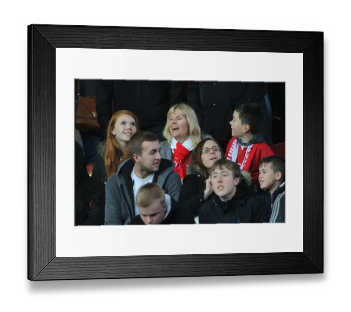 Framed Print : Bristol City Fans at Huddersfield Town's St John Smiths Stadium, Sky Bet Championship Match Framed Print : Bristol City Fans at Huddersfield Town's St John Smiths Stadium, Sky Bet Championship Match