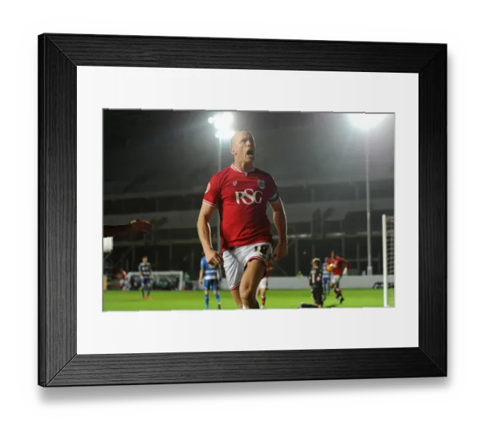 Framed Print : Aaron Wilbraham's Dramatic Equalizer: Bristol City vs. QPR in Sky Bet Championship, 2015 Framed Print : Aaron Wilbraham's Dramatic Equalizer: Bristol City vs. QPR in Sky Bet Championship, 2015