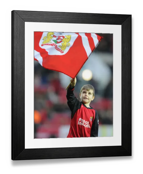 Framed Print : Bristol City vs QPR: Flag-Bearing Supporters at Ashton Gate, 2015 Framed Print : Bristol City vs QPR: Flag-Bearing Supporters at Ashton Gate, 2015