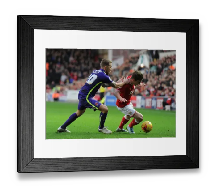 Framed Print : Intense Rivalry: Joe Bryan vs. Chris Solly - Battle at Ashton Gate Framed Print : Intense Rivalry: Joe Bryan vs. Chris Solly - Battle at Ashton Gate