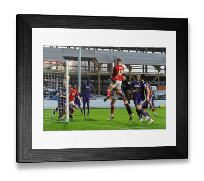 Framed Print : Nathan Baker Scores the Opener: Bristol City Leads Charlton Athletic at Ashton Gate, Sky Bet Championship (December 26, 2015) Framed Print : Nathan Baker Scores the Opener: Bristol City Leads Charlton Athletic at Ashton Gate, Sky Bet Championship (December 26, 2015)