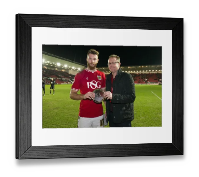 Framed Print : Man of the Match: Bristol City vs Charlton Athletic, 26th December 2015, Ashton Gate Framed Print : Man of the Match: Bristol City vs Charlton Athletic, 26th December 2015, Ashton Gate