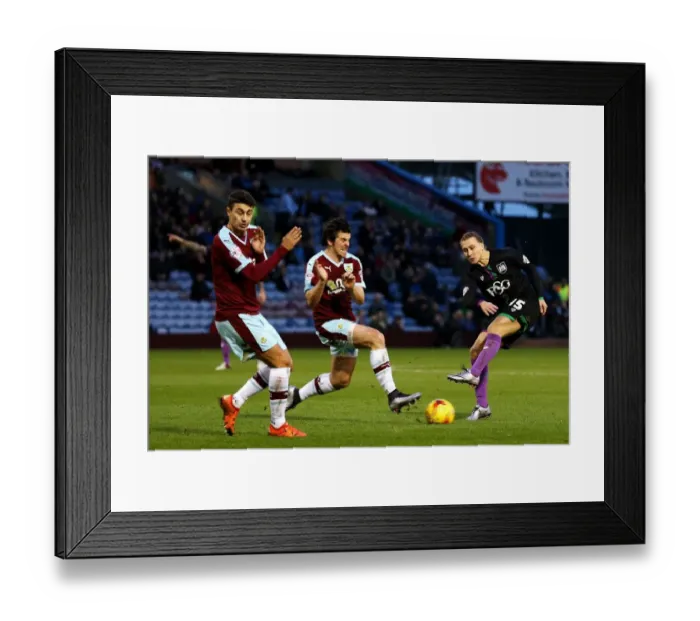 Framed Print : Luke Freeman's Shot at Goal for Bristol City Against Burnley, 2015 Framed Print : Luke Freeman's Shot at Goal for Bristol City Against Burnley, 2015