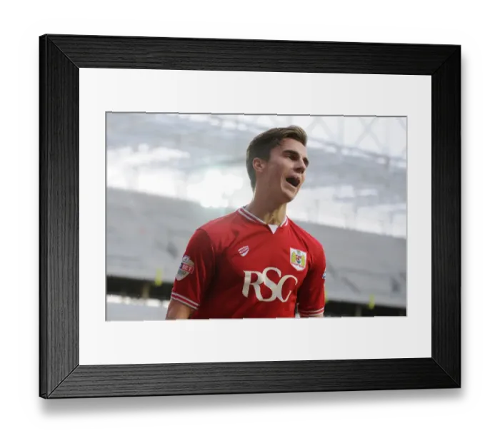 Framed Print : Bristol City's Joe Bryan Disappointed after Charlton Athletic Loss at Ashton Gate (December 2015) Framed Print : Bristol City's Joe Bryan Disappointed after Charlton Athletic Loss at Ashton Gate (December 2015)