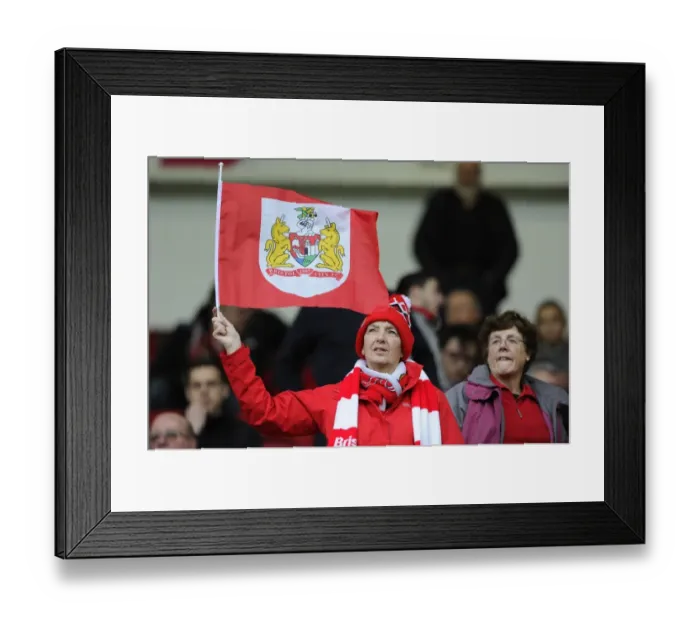 Framed Print : Intense Championship Showdown: Bristol City vs Charlton Athletic at Ashton Gate (December 2015)