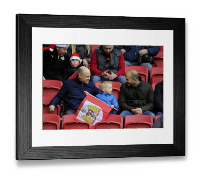 Framed Print : Intense Championship Showdown: Bristol City vs Charlton Athletic at Ashton Gate (December 2015)