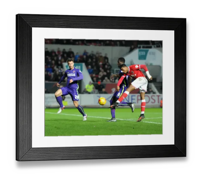 Framed Print : Jonathan Kodjia's Thundering Shot: Bristol City vs Charlton Athletic, 26 / 12 / 2015 Framed Print : Jonathan Kodjia's Thundering Shot: Bristol City vs Charlton Athletic, 26 / 12 / 2015
