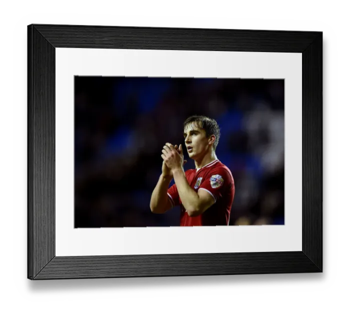 Framed Print : Bristol City's Joe Bryan in Action at Reading's Madejski Stadium, 2016 Framed Print : Bristol City's Joe Bryan in Action at Reading's Madejski Stadium, 2016