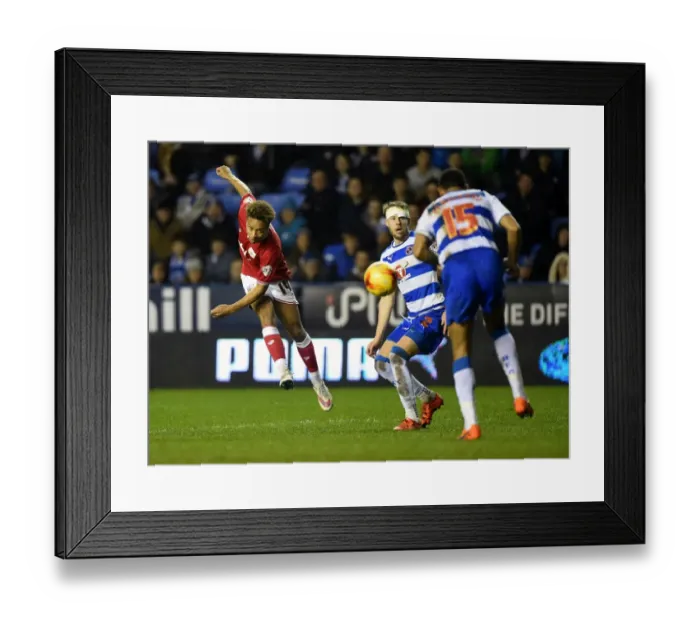 Framed Print : Maron Pack's Shot Blocked by Anton Ferdinand - Reading vs. Bristol City, 2016 Framed Print : Maron Pack's Shot Blocked by Anton Ferdinand - Reading vs. Bristol City, 2016