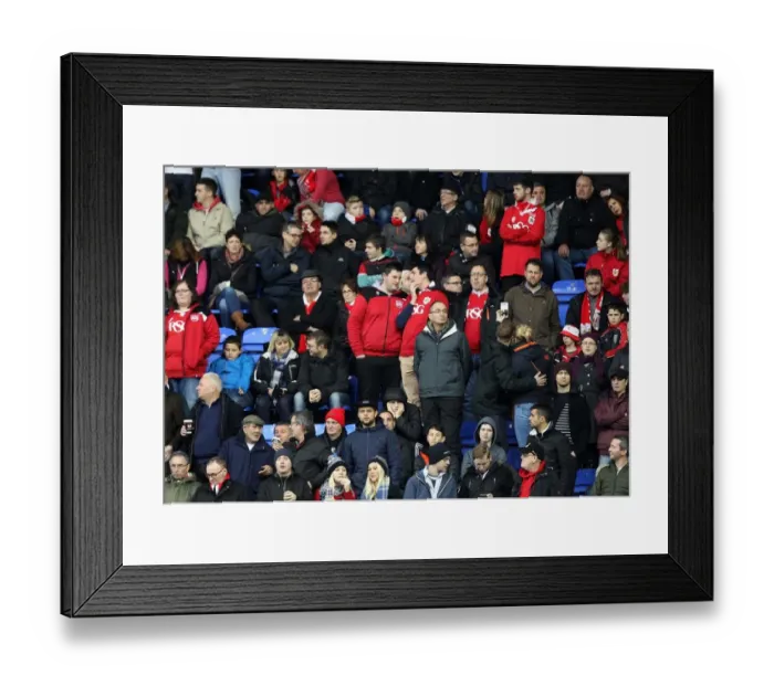 Framed Print : Bristol City Fans at Reading's Madejski Stadium during Sky Bet Championship Match, 2016 Framed Print : Bristol City Fans at Reading's Madejski Stadium during Sky Bet Championship Match, 2016