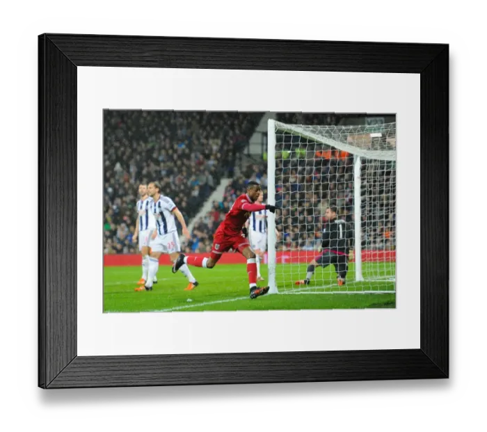 Framed Print : Kodjia Strikes Back: 1-1 at The Hawthorns in FA Cup Third Round